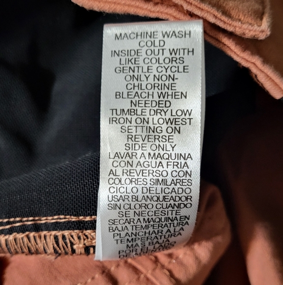 Democracy Women's NWT Peach "Ab" Solution Ankle Skimmer Skinny Jeans 10 Petite - Picture 12 of 12